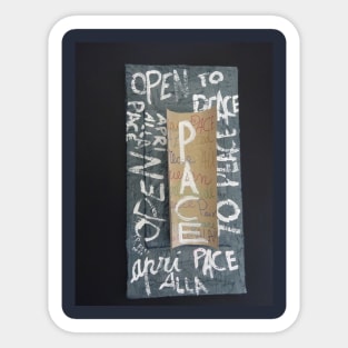 Open to peace - 1 Sticker